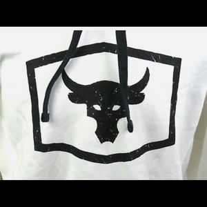 Under Armour PROJECT ROCK WARM-UP Hoodie Sweatshirt L and XL